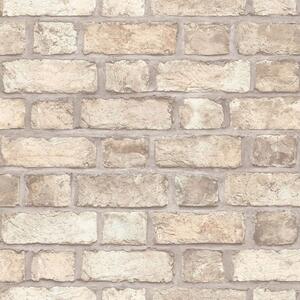 Noordwand Homestyle Tapet Brick Wall beige och grå