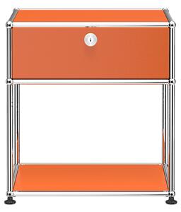 USM - USM Haller 52 nattduksbord Pure Orange - Sängbord - Fritz Haller,Paul Schärer - Orange - Metall
