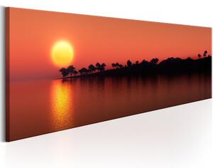 Canvas Tavla - Tree Island - 120x40