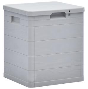 Dynbox 90 liter ljusgrå