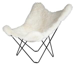 Cuero Fladdermusen - Shorn White