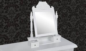 Bordsspegel med justerbar rektangulär spegel MDF