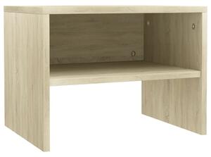 Sängbord sonoma ek 40x30x30 cm konstruerat trä