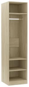Garderob sonoma-ek 50x50x200 cm konstruerat trä