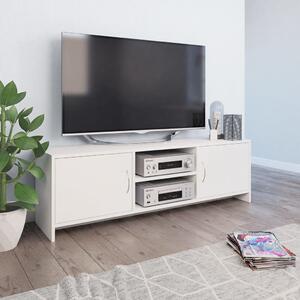 TV-bänk vit 120x30x37,5 cm spånskiva
