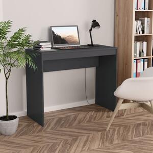 Skrivbord grå 90x40x72 cm konstruerat trä