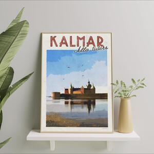 Kalmar Poster - Vintage Travel Collection - A4