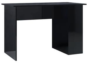 Skrivbord svart högglans 110x60x73 cm konstruerat trä