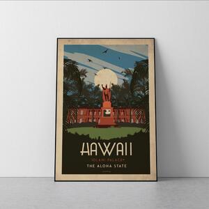 Art deco - Hawaii - World collection poster - 30x40
