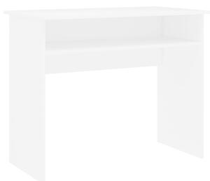 Skrivbord vit 90x50x74 cm konstruerat trä