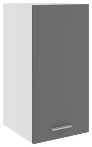 Väggskåp grå 29,5x31x60 cm spånskiva