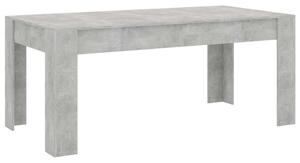 Matbord betonggrå 180x90x76 cm spånskiva