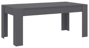 Matbord grå 180x90x76 cm spånskiva