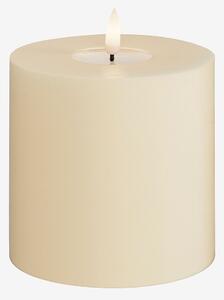 DeluxeHomeart - LED-pelarljus 10x10 cm - Vit - Ljus - Från Homeroom