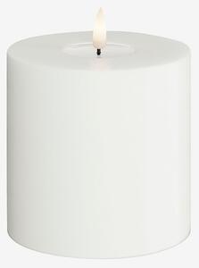 DeluxeHomeart - LED-pelarljus 10x10 cm - Vit - Ljus - Från Homeroom