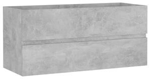Tvättställsskåp betonggrå 100x38,5x45 cm spånskiva