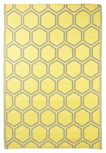 Esschert Design Utomhusmatta 182x122 cm hexagon