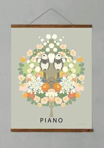 PIANO Poster 40x50 cm