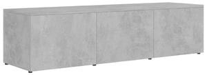 TV-bänk betonggrå 120x34x30 cm spånskiva