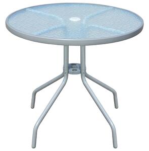 Cafébord grå 80x71 cm stål