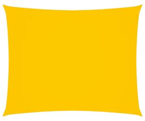 Solsegel oxfordtyg rektangulärt 3,5x4,5 m gul