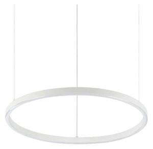 Ideal Lux - LED ljuskrona med textilsladd ORACLE SLIM LED/32W/230V 4000K diameter 50 cm vit