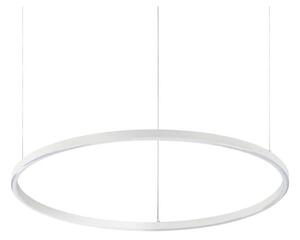 Ideal Lux - LED ljuskrona med textilsladd ORACLE SLIM LED/38W/230V 4000K diameter 70 cm vit