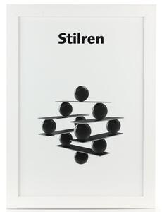 STILREN Tavelram - Vit - 21x30 cm (A4) - 2-pack