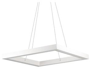 Ideal Lux - LED ljuskrona med textilsladd ORACLE LED/39W/230V 3000K 60x60 cm vit