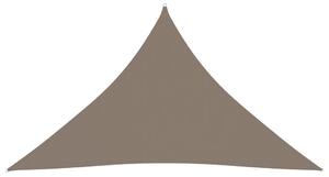 Solsegel Oxfordtyg trekantigt 3,5x3,5x4,9 m taupe