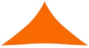 Solsegel oxfordtyg trekantigt 3,5x3,5x4,9 m orange