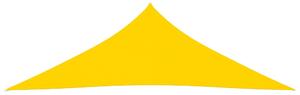 Solsegel oxfordtyg trekantigt 4x4x5,8 m gul