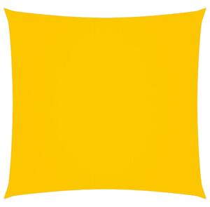 Solsegel oxfordtyg fyrkantigt 3,6x3,6 m gul