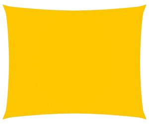 Solsegel oxfordtyg rektangulärt 2,5x3 m gul