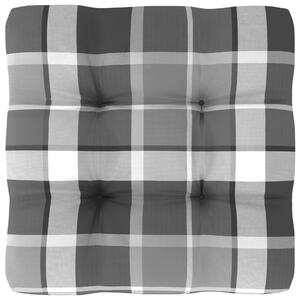 Palldyna grårutig 50x50x10 cm tyg