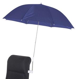 Bo-Camp Parasoll till stol universal 106 cm blå