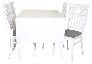 Matsalsgrupp Steve Britt, bord + 4 stolar
