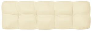 Dyna till pallsoffa gräddvit 120x40x10 cm
