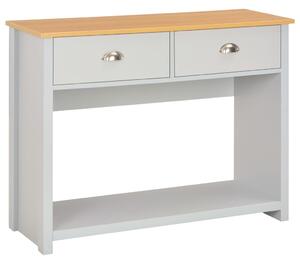 Konsolbord grå 97x35x76 cm