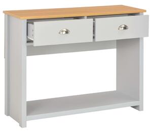 Konsolbord grå 97x35x76 cm