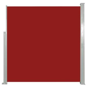 Infällbar sidomarkis 140 x 300 cm röd