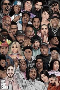 Poster, Affisch Hip Hop - Icons, (61 x 91.5 cm)