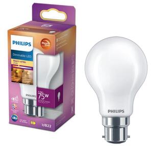 LED Ljusreglerad glödlampa Philips Warm Glow B22/7,2W/230V 2200-2700K CRI 90