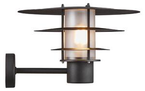 Nordlux - Vägglampa för utomhusbruk BASTIA 1xE27/20W/230V IP54 svart