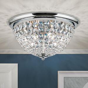 Orion DLU 1840/47-Vägglampa i kristall PLAFOND 6xE27/40W/230V diameter 47 cm krom