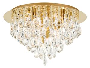 Orion DLU 2516/45-Vägglampa i kristall CELESTE 6xG9/40W/230V diameter 45 cm guld