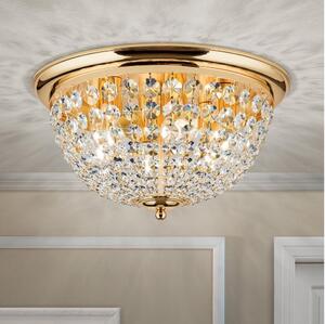 Orion DLU 1840/47-Vägglampa i kristall PLAFOND 6xE27/40W/230V diameter 47 cm guld