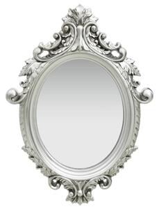 Väggspegel slottsstil 56x76 cm silver