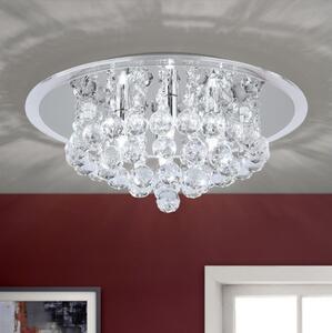 Orion DLU 2378/4/38-Vägglampa i kristall GLORIA 4xG9/40W/230V diameter 38 cm krom