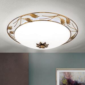 Orion DL 7-509/50 - Taklampa FLEUR 3xE27/60W/230V diameter 50 cm brons